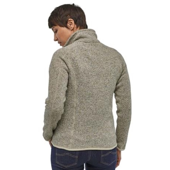 Patagonia Better Sweater Quarter-Zip Fleece Pullover Cream Gray - Picture 4 of 10